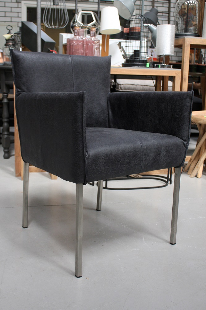 of vriendelijke groet Albany Eetkamerstoel Forward (mammoet black) Jess design – Hal54.nl