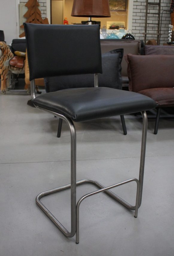 54k mix & match barstoelen jess design metaal leer showroommodellen sale hal54