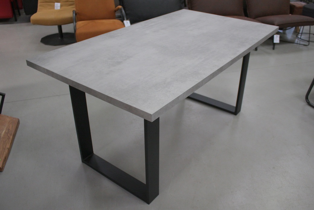 Eettafel 160 x melamine betonlook – Hal54.nl