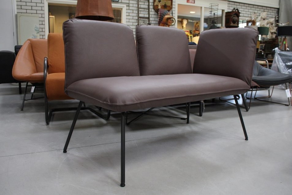 37c bank Shuffle Jess design metaal leer royal taupe hal54