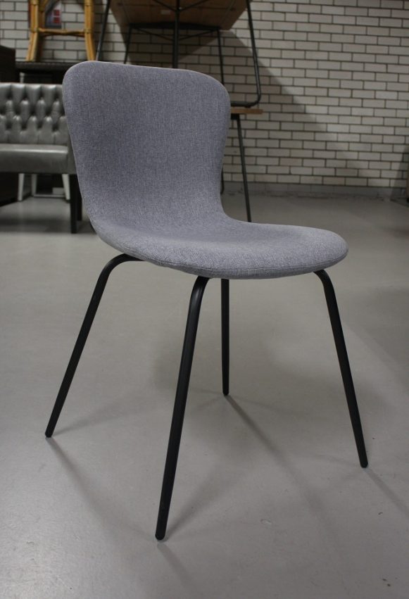 7l eetkamerstoelen Fenna Light & Living metaal stof velvet 5 kleuren hal54