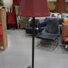 25 vloerlamp Emma Jess design metaal leer royal red rood industrieel modern hal54