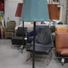 26 vloerlamp Emma Jess design metaal leer royal light blue blauw industrieel modern hal54