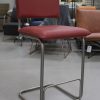 3i barstoelen barkrukken Senso metaal leer Jess design Royal red industrieel hal54