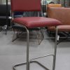 3k barstoelen barkrukken Senso metaal leer Jess design Royal red industrieel hal54