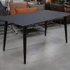 13a eettafel tafel Babila design zwart Pedrali 160 x 90 modern metaal hout hal54