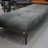 5 daybed Lennox Jess design metaal leer Aurula Black grijs hal54