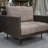 6 fauteuil Jazz Jess design loveseat leer bruin zand modern industrieel hal54