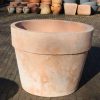 2b grote ronde bloempotten terracotta aged basic pot bloembak hal54