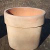 2c grote ronde bloempotten terracotta aged basic pot bloembak hal54