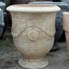 25a grote sierlijke klassieke terracotta bloempotten rond Anduze hal54