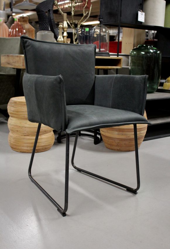4l eetkamerstoelen Duke jess design metaal leer hal54