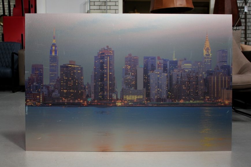 15 schilderij aluminium Manhattan Skyline NYC AluArt hal54