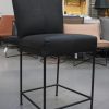 1 barstoelen barkrukken Forward Jess design metaal leer zwart bonanza black hal54