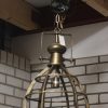 45 ronde metalen hanglamp Amy brons Light & living hal54