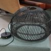 47a hanglamp Evelie Light & living rotan zwart rond hal54