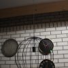 60 ronde zwarte metalen hanglamp Duree Light & Living hal54