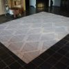 17a vloerkleed carpet Pisa grijs beige ruit 240 x 340 cm hal54