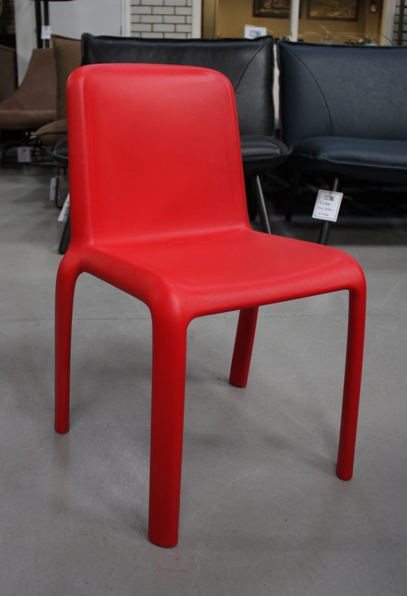 10f kunststof stoelen kinderstoel Snow Junior Pedrali design stapelbaar wit rood hal54