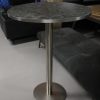 8 ronde statafel bartafel rvs melamine 80 cm. hal54