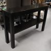 18 dubbele donker houten sidetable haltafel hal54