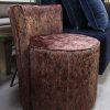 31 ronde stoel fauteuil lounge velvet stof wachtruimte hal54