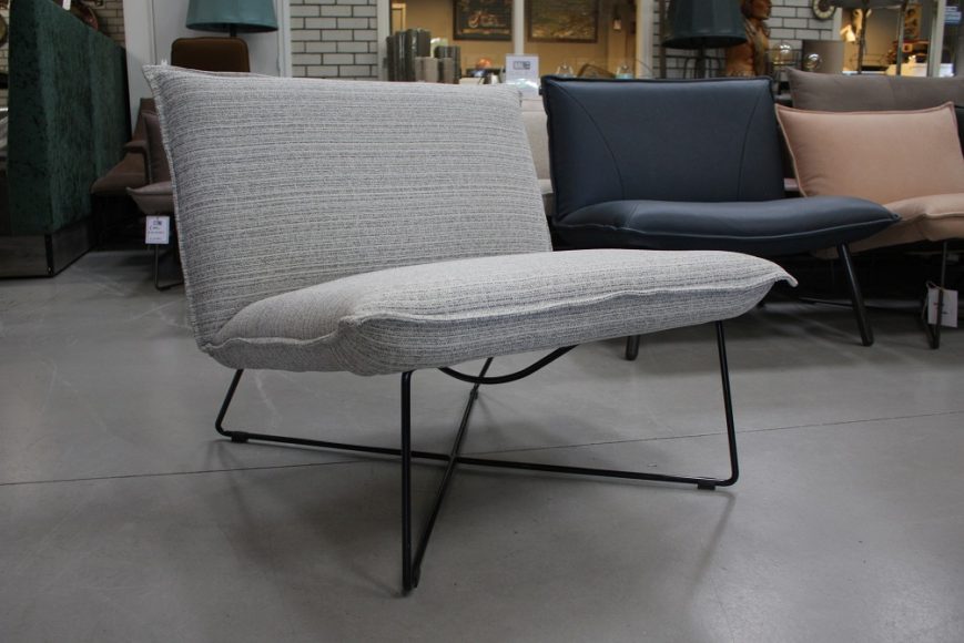 6 fauteuil Earl Jess Design outdoor metaal stof Melbourne grijs tuinstoel hal54