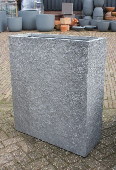 Clayfibre bloembak / afscheider Colorado (80x30x93)