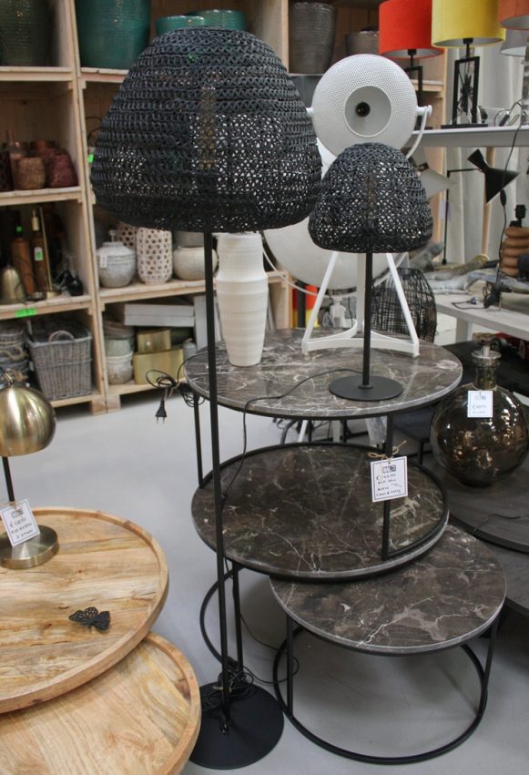 33b vloerlamp finou mat zwart light en living metaal hal54