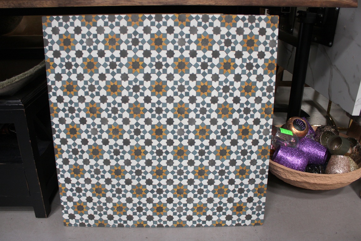 Tafelblad Fez Blue 70x70 HPL